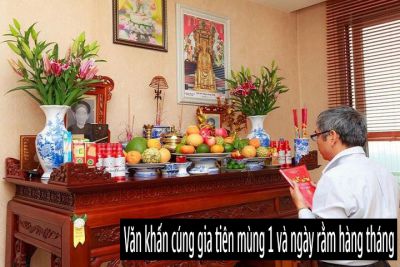 Văn Khấn Gia Tiên Mùng 1 Và Ngày Rằm Hàng Tháng